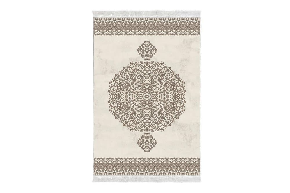 ALANUR HOME Matta 80x200 cm Brun/Cremevit