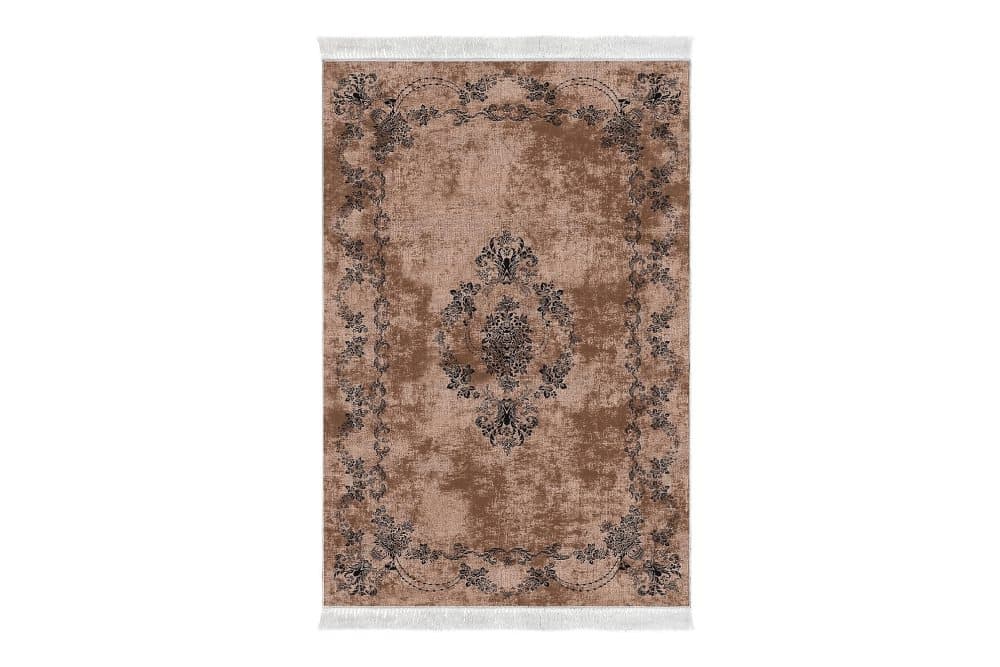 ALANUR HOME Matta 160x230 cm Brun/Svart