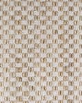 Miniatyrbild 6 av 7: Matta Beige Jute och Bomull 140 x 200 cm Fransig Handvävd Boho Hall Sovrum