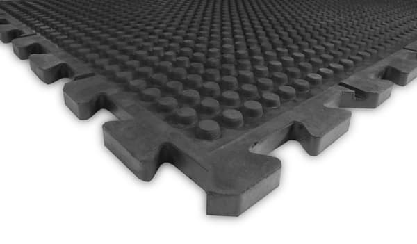 Staldmåtte 80 x 120 cm - 20 mm - Puslesystem
