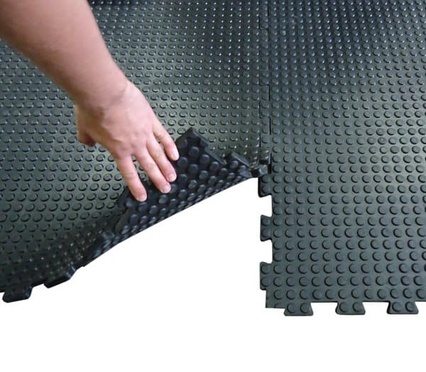 Staldunderlag 100 x 100 cm - 16 mm - Puslesystem