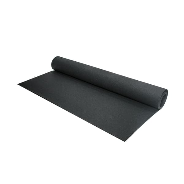 Sportgolv - Per linjär meter - Bredd 1,25 m - Tjocklek 6 mm - Svart