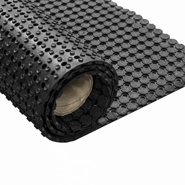 Kumirengasmatto rullalla - Paksuus 10 mm - Leveys 91,5 cm - Juoksumetriä kohti
