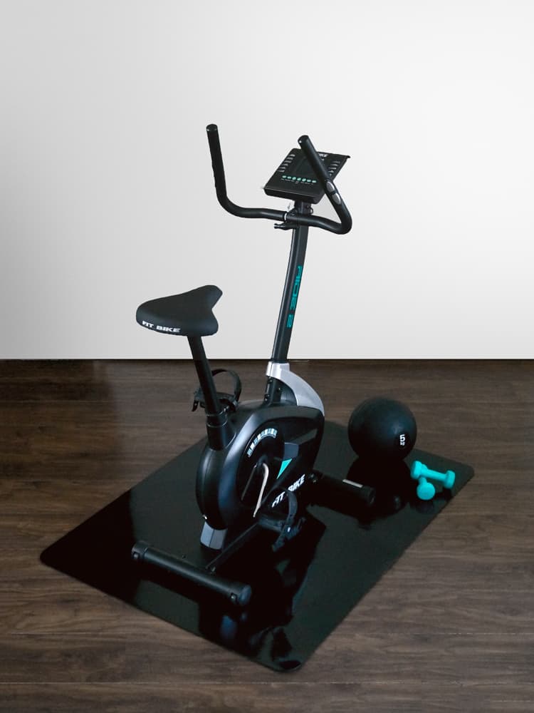 Dyna / skyddsmatta för träningsutrustning - Svart - 90x120 cm