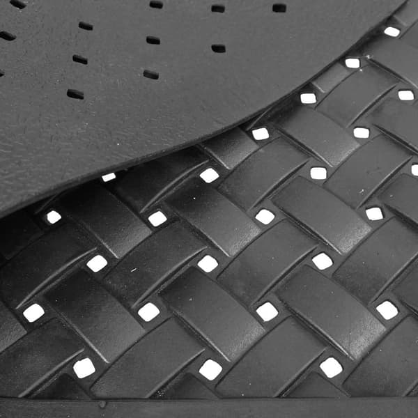 Kuminen ovimatto Weave puolipallo - 56 x 91 cm