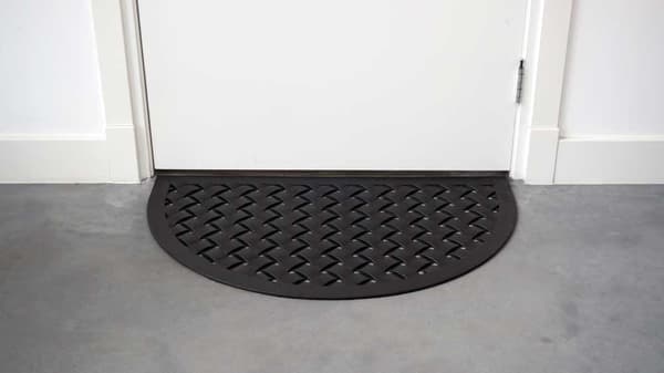 Kuminen ovimatto Weave puolipallo - 56 x 91 cm