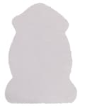 Miniatyrbillede 1 af 6: Kunstpels Tæppe Kanin Polyester Grå 60 x 90 cm Boho Moderne Design Dekoration Tilbehør Kunstskind Lysegrå Gulvtæppe Stue Soveværelse Spisestue