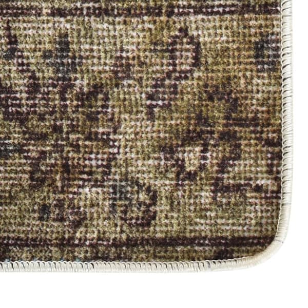 vidaXL gulvtæppe 160x230 cm skridsikkert og vaskbart patchworkdesign