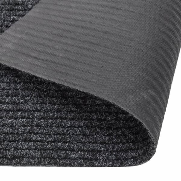 vidaXL Smussfangende teppeløper 100x100 cm antrasitt