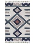 Pikkukuva 4 / 6: Matto monivärinen puuvillaa 140 x 200 cm geometrisilla kuviolla boho-tyyli