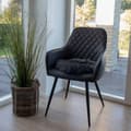 Miniatyrbilde 2 av 2: Laila lammeskinnpute imitert Ø35 cm grå.