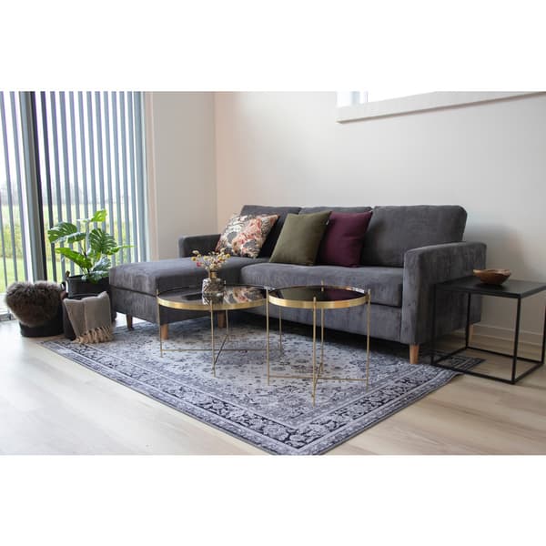 Hawai teppe 160x230 cm svart og hvitt.
