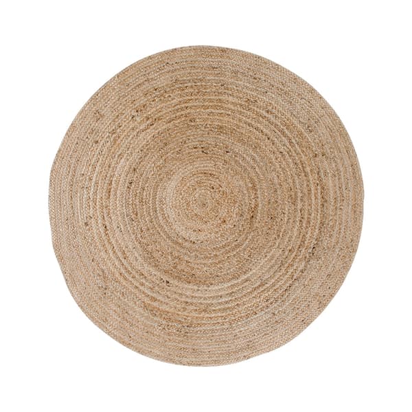 Broom teppe rundt Ø90 cm i jute natur.