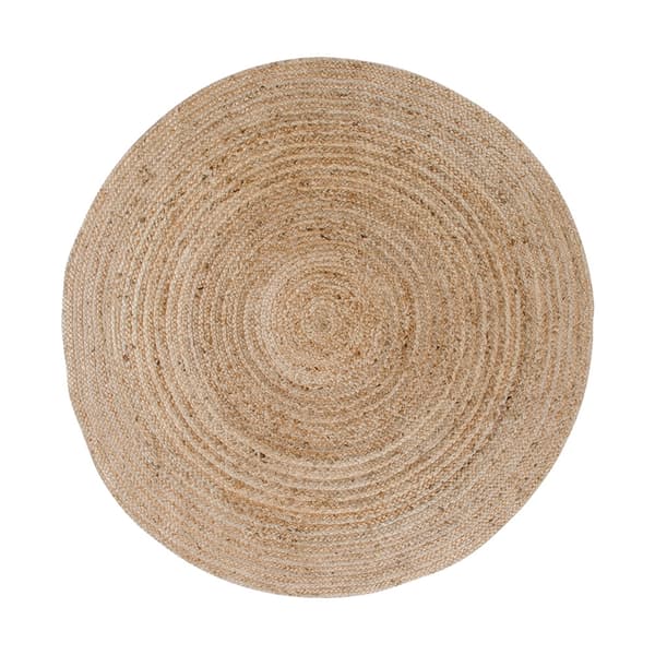 Broom teppe rundt Ø150 cm i jute natur.