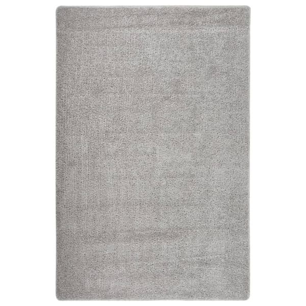 vidaXL Flossteppe lysegrå 200x290 cm sklisikkert
