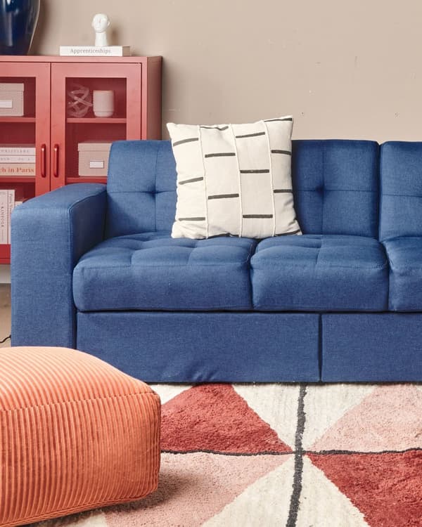 Gulvtæppe Beige Rød Sort Multifarvet Bomuld 160 x 230 cm Dekorativ Løs Uldtæppe Lav Luv Tæppe til under Sofabord Entré Marokkansk Design