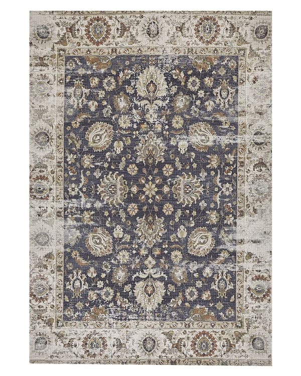 Gulvtæppe Polyester Bomuld Multifarvet 140 x 200 cm Dekorativ Kelim Uldtæppe Indendørs Fladvævet Løs Design Tæppe til Stuen Soveværelse