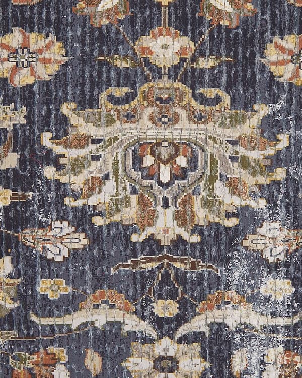 Gulvtæppe Polyester Bomuld Multifarvet 140 x 200 cm Dekorativ Kelim Uldtæppe Indendørs Fladvævet Løs Design Tæppe til Stuen Soveværelse