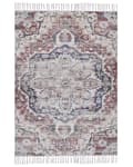Miniatyrbild 4 av 6: Matta Flerfärgad Polyester och Bomull 150 x 230 cm Orientalisk Sliten med Tofsar Vardagsrum Sovrum