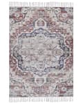 Miniatyrbild 1 av 6: Matta Flerfärgad Polyester och Bomull 150 x 230 cm Orientalisk Sliten med Tofsar Vardagsrum Sovrum