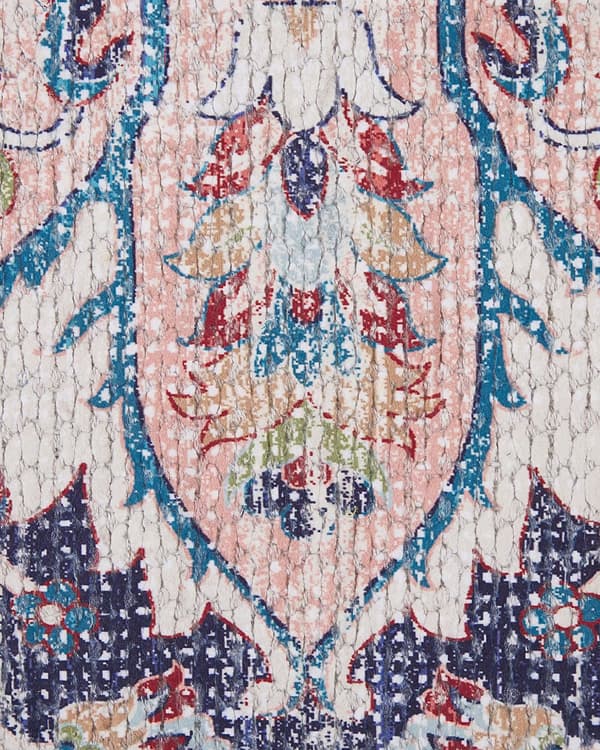 Matta Flerfärgad Polyester och Bomull 80 x 150 cm Orientaliskt Mönster Sliten med Tofsar Vardagsrum Sovrum