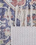 Miniatyrbild 6 av 6: Matta Flerfärgad Polyester och Bomull 80 x 150 cm Orientaliskt Mönster Sliten med Tofsar Vardagsrum Sovrum