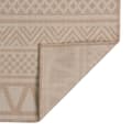 Miniatyrbilde 2 av 6: vidaXL Utendørs flatvevd teppe 100x200 cm brun striper