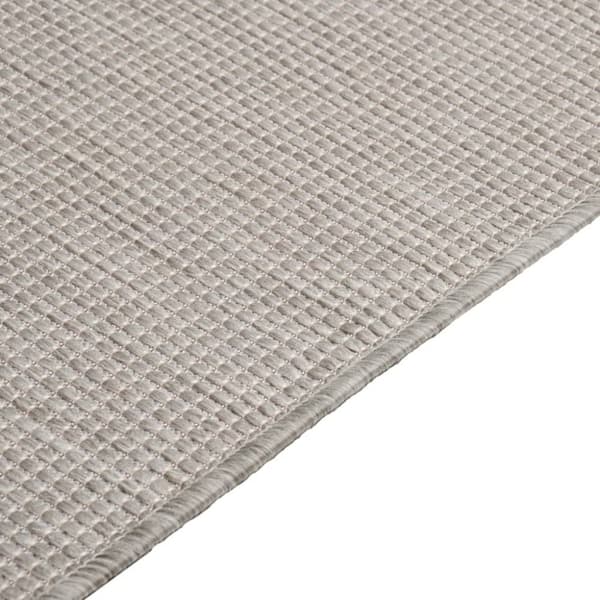 vidaXL fladvævet udendørstæppe 160x230 cm gråbrun