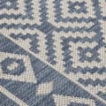 Pikkukuva 5 / 6: vidaXL Ulkomatto Flatweave 120x170 cm siniset raidat