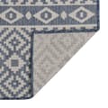 Pikkukuva 2 / 6: vidaXL Ulkomatto Flatweave 120x170 cm siniset raidat