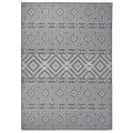 Pikkukuva 1 / 6: vidaXL Ulkomatto Flatweave 120x170 cm siniset raidat