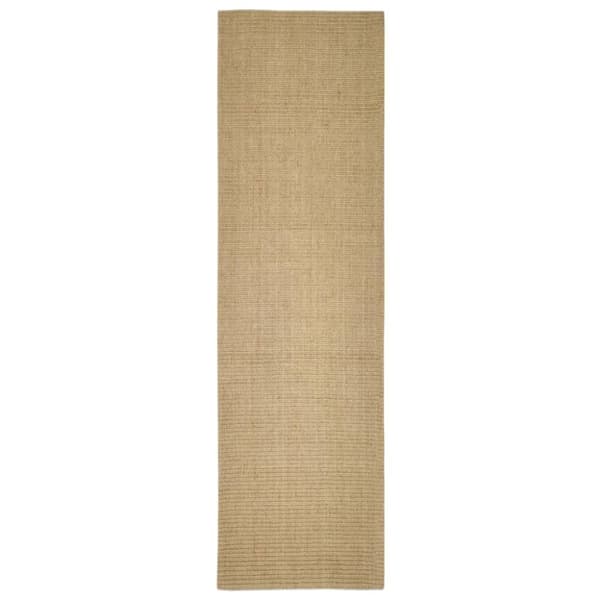 vidaXL Teppe naturlig sisal 100x350 cm