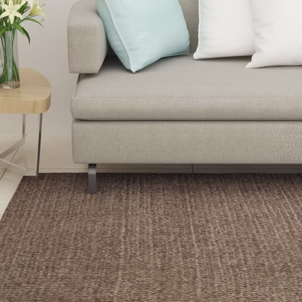 vidaXL Teppe naturlig sisal 66x200 cm brun