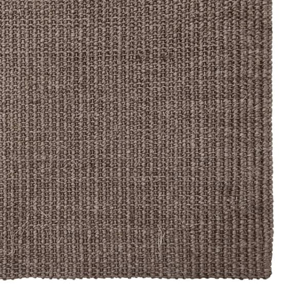 vidaXL Teppe naturlig sisal 66x250 cm brun