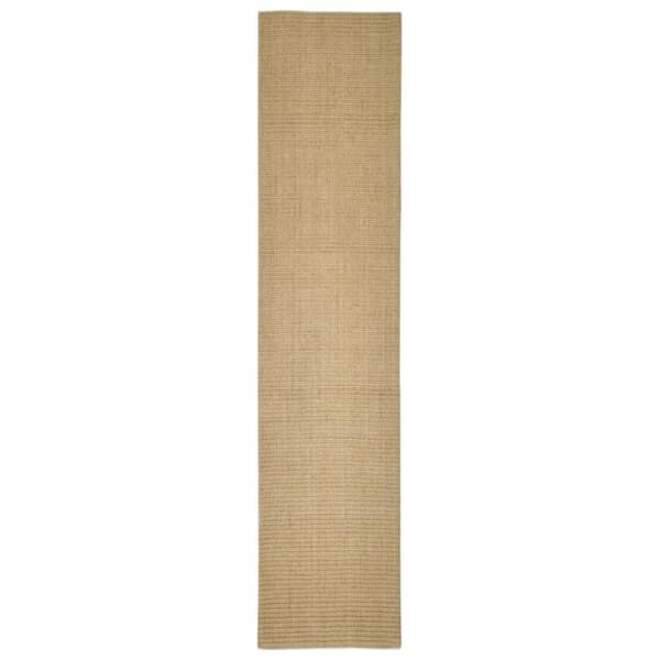 vidaXL Teppe naturlig sisal 66x300 cm