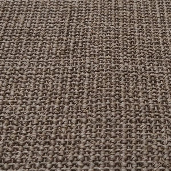 vidaXL Teppe naturlig sisal 80x300 cm brun