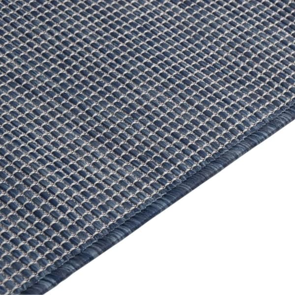 vidaXL fladvævet udendørstæppe 200x280 cm blå