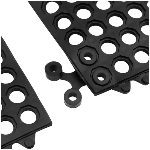 Ulsonix Ringgummimatta - 3.5 x 3.5 x 0.5 cm - Svart