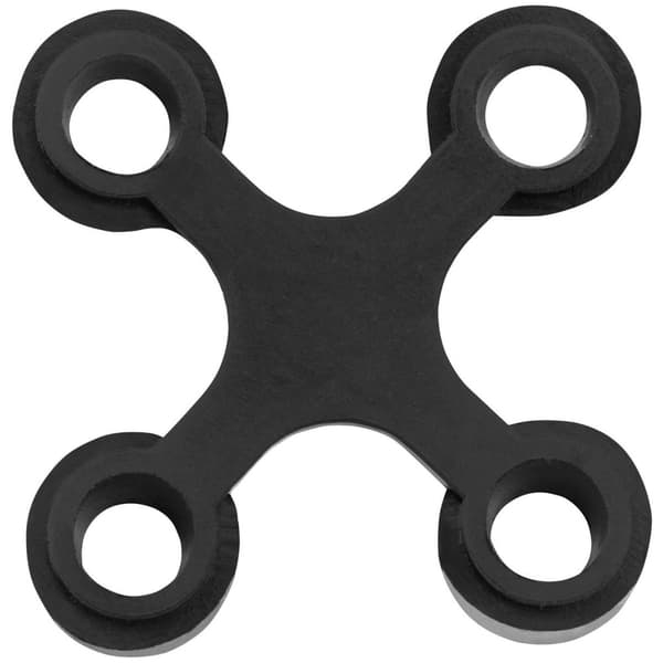 Ulsonix Ringgummimatta - 3.5 x 3.5 x 0.5 cm - Svart