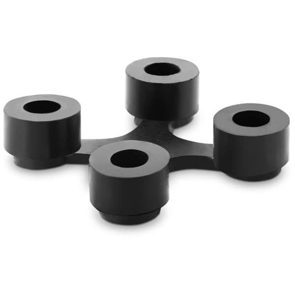 Ulsonix Ringgummimatta - 3.5 x 3.5 x 0.5 cm - Svart