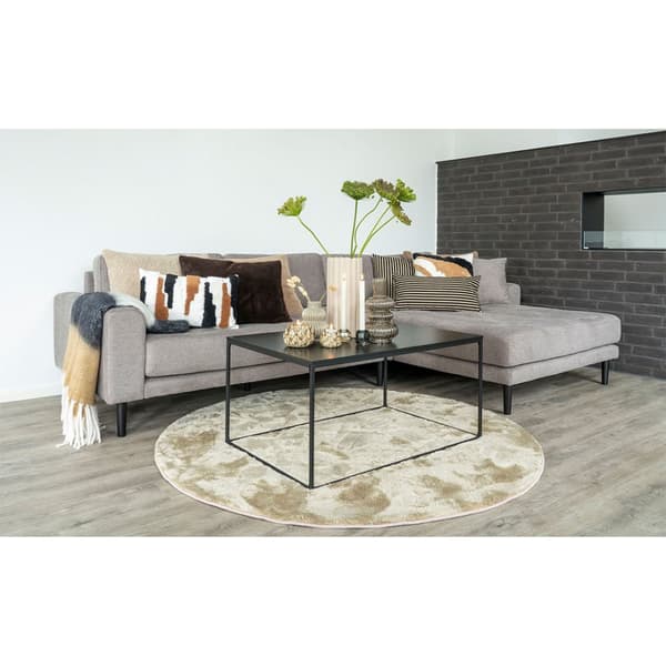 Miami teppe Ø160 cm sandfarget.