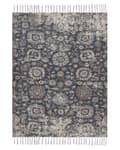 Miniatyrbild 4 av 6: Matta Flerfärgad polyester och bomull 140 x 200 cm Orientalisk med tofsar Vardagsrum Sovrum