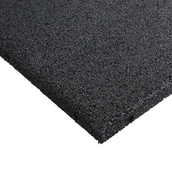 Gummi tegl gangbro fladt tag - 50 x 100 cm - 30 mm tyk