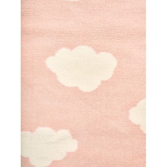 Little Louie Moln Barnmatta 150Cm (Rosa/Vit)