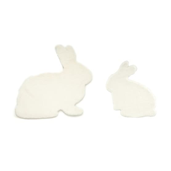 Little Louie Kaniner Barnmatta 2-Pack 50X65/100X95 Cm (Vit)
