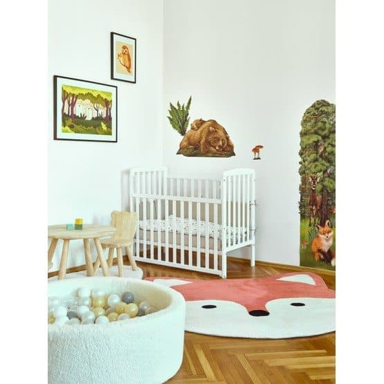Little Louie Räv Barnmatta 150Cm (Orange/Vit)