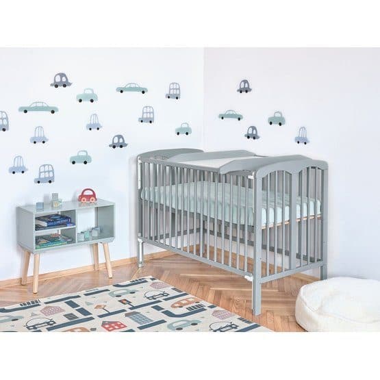 Little Louie Bilbana Barnmatta 170X130Cm (Vit/Blå)