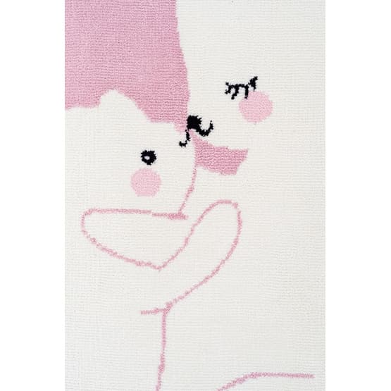 Little Louie Bisou Barnmatta 120X170 Cm (Rosa)