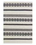 Miniatyrbillede 4 af 6: Gulvtæppe Beige Grå Uld og Polyester 140x200 cm Dekorativ Rektangulær Uldtæppe til Stue under Sofabord til Spisebord Tilbehør Boho Indretning