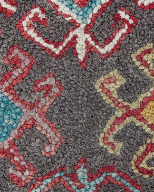 Tæppe Multifarvet Uld 80 x 150 cm Tykt Tæt Luv Orientalsk Mønster Kilim